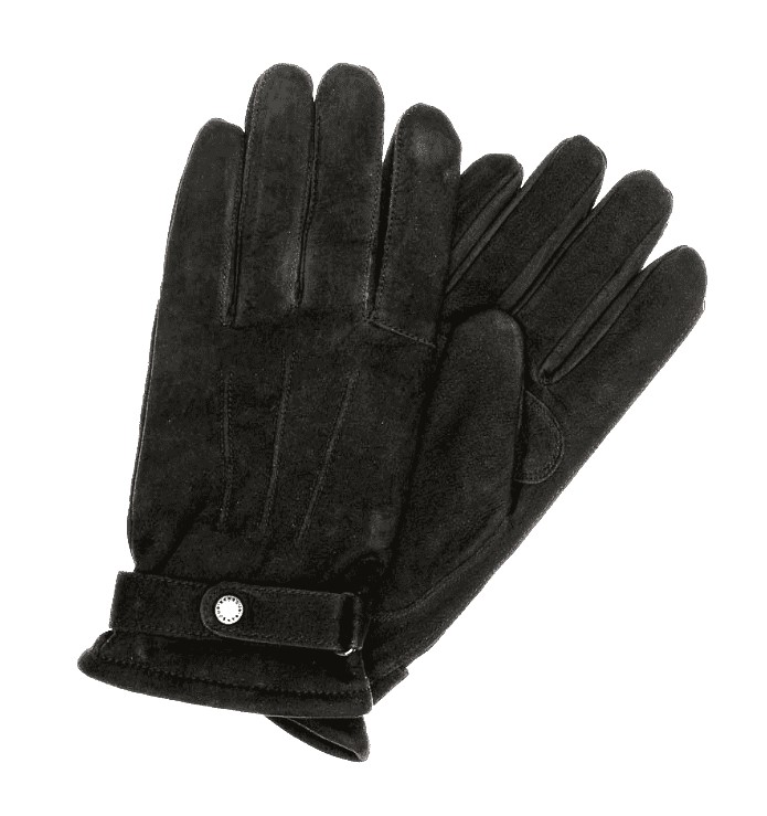 Barbour Mens Tindale Leather Gloves - Black • Homeleigh Garden Centres