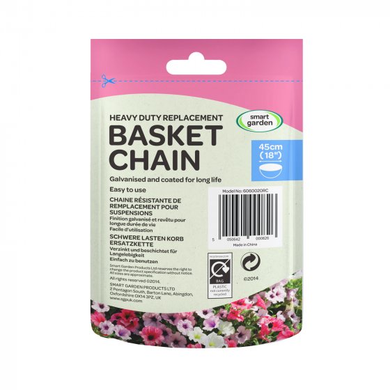 Smart Garden Heavy Duty Replacement Basket Chain 45cm (18
